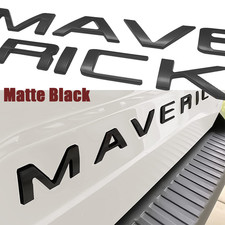Matte Black Badge For 2022-2025 Maverick Emblem 3d Rear Tailgate Insert Letter Matte Black Badge For 2022-2025 Maverick Emblem 3d Rear Tailgate Insert Letter