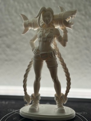 League of Legends - Jinx Figur - 3D-Druck