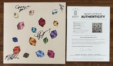 BAND SIGNED Turnover Myself In The Way Blue Vinyl LP AUTOGRAPHED BAS Beckett COA