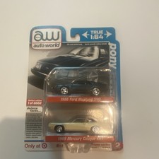 Auto World 1:64 Diecast Limited Edition Mustang SVO  Cougar XR7 Deluxe
