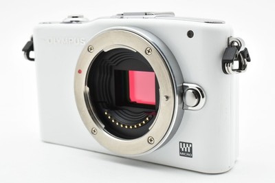 Olympus PEN Mini E-PM1 12.3MP Digital Camera White Body [5245