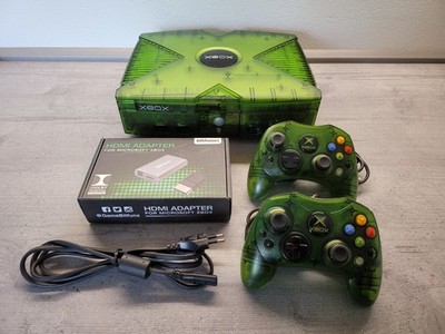 Microsoft Xbox Classic Crystal Green Special Edition (128MB RAM, 1TB HDD, HDMI)