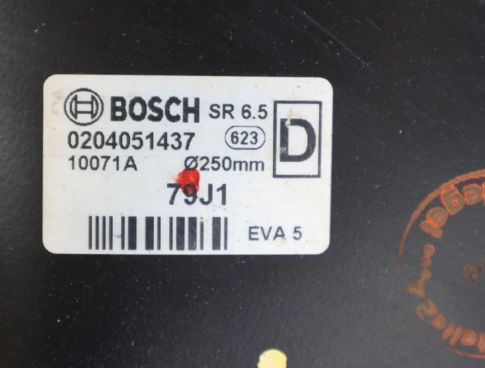 Amplificador de potencia de freno Suzuki SX4 EY GY 0204051437 BOSCH 1.9 88 KW 120 CV ABS Foto 3 de 3