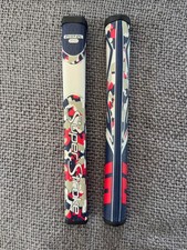 NEW SuperStroke Pistol 2.0 Camo Golf Putter Grip - White / Blue / Red PLUS TAPE