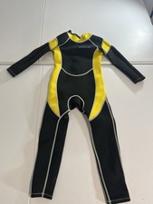 HiSea Size 6 Wetsuit Yellow and Black Scuba Diving Suit
