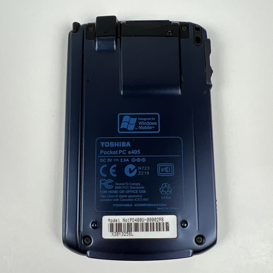 Toshiba Pocket PC e405 WM 2003 PD400U With Stylus Works Free Shipping No Charger - Image 3 of 4