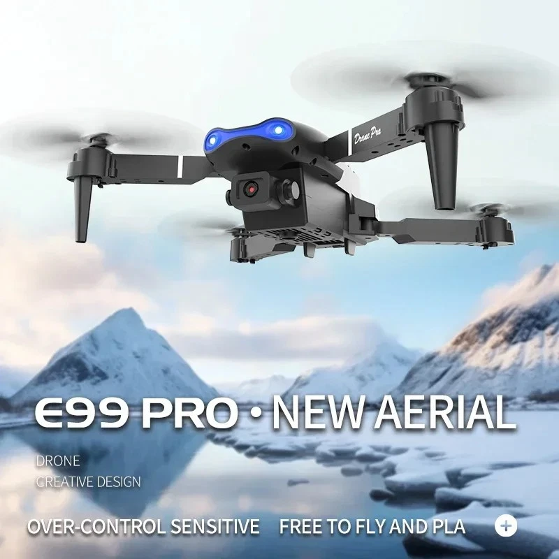 E99 Pro RC Drone Foldable 4K HD Dual Camera Aerial Photography Quadcopter Optica - Image 2 of 4