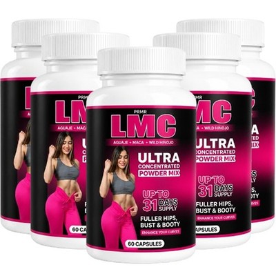 (PACK 5) Bigger, Fuller & Firmer Bust   100% Natural Volume Enhancer for Women