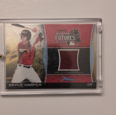 Bowman 2011 Draft Bryce Harper Gold Relic Rookie #FGR-BH Nationals /50