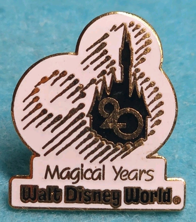 WDW - Mickey & Castle - 20 Magical Years Disney Pin 1046