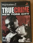 True Crime: New York City PS2 Sony PlayStation 2 CIB Complete + Manual