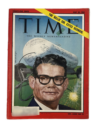Time Magazine May 25, 1962 Billie Sol Estes Cover Story