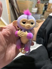 fingerlings baby monkey Blue Purple Hair Works