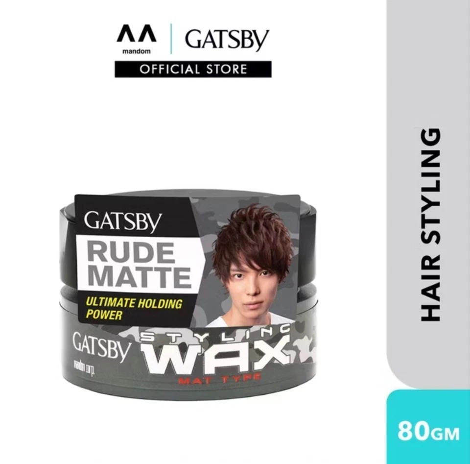 NEW GATSBY Styling Wax Matte Type 80g | Strong Hold | Rude Matte | Hair Styling - Image 2 of 2