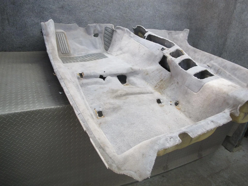 92-00 LEXUS UZZ30L SC300 SC400 CUBIERTA DE REVESTIMIENTO DE ALFOMBRA DE PISO GRIS OEM Foto 3 de 4