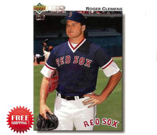 1992 Upper Deck Gold Hologram Baseball Card #545 Roger Clemens Boston Red Sox