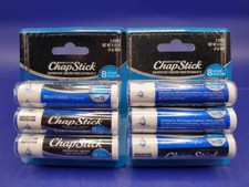 6 Pack ChapStick Moisturizer Original Lip Balm Tubes SPF 15 Skin Protectant New