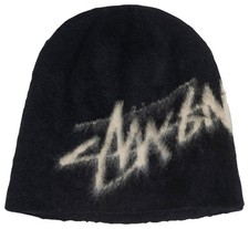 Stussy Skullcap Brushed Out Stock Beanie Black - New With Tags