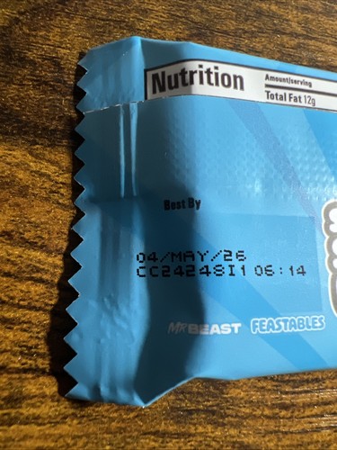 Mr Beast Feastables Milk Chocolate NEW 1.24oz Each Candy Bar X 5 - Picture 8 of 10