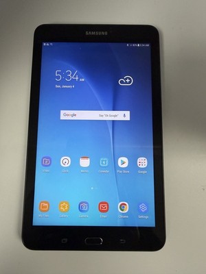 SAMSUNG GALAXY TAB E, SM-T377V 4G LTE WI-FI TABLET  TESTED USED 8'' VERIZON