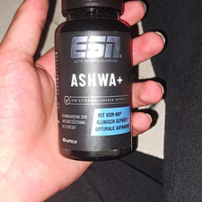 ESN ASHWA+ Ashwagandha KSM-66 600 mg Stress 60 Kapseln vegan