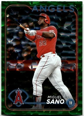 2024 Topps Update #US292 Miguel Sano Green Crackle Foilboard #/499