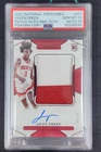 2021-22 National Treasures Jalen Green RC Patch Auto NBA 75th RPA /75 PSA 10/10