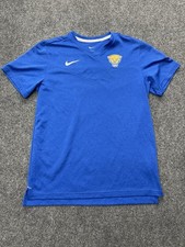 Pitt Panthers Nike On Field UV Coach SS T Shirt Mens Sz Small Blue Dri Fit