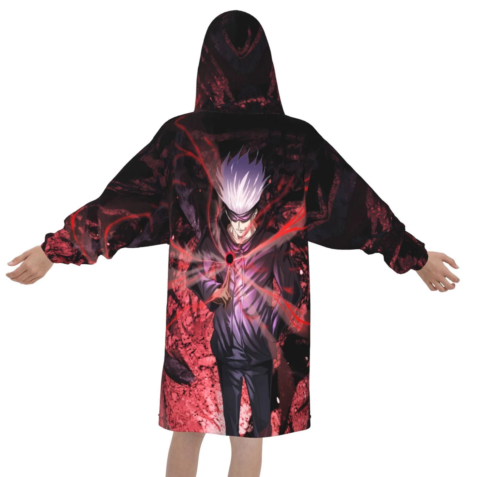 Jujutsu Satoru Gojo Oversized Blanket Hoodie