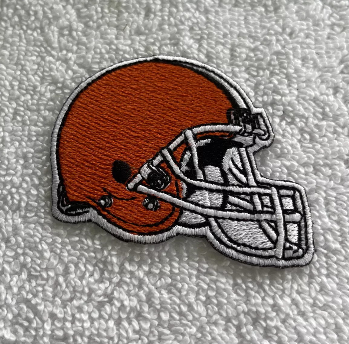 Cleveland Browns Football Logo NFL Small Iron/Sew On Embroidered Patch Lot  Of 2