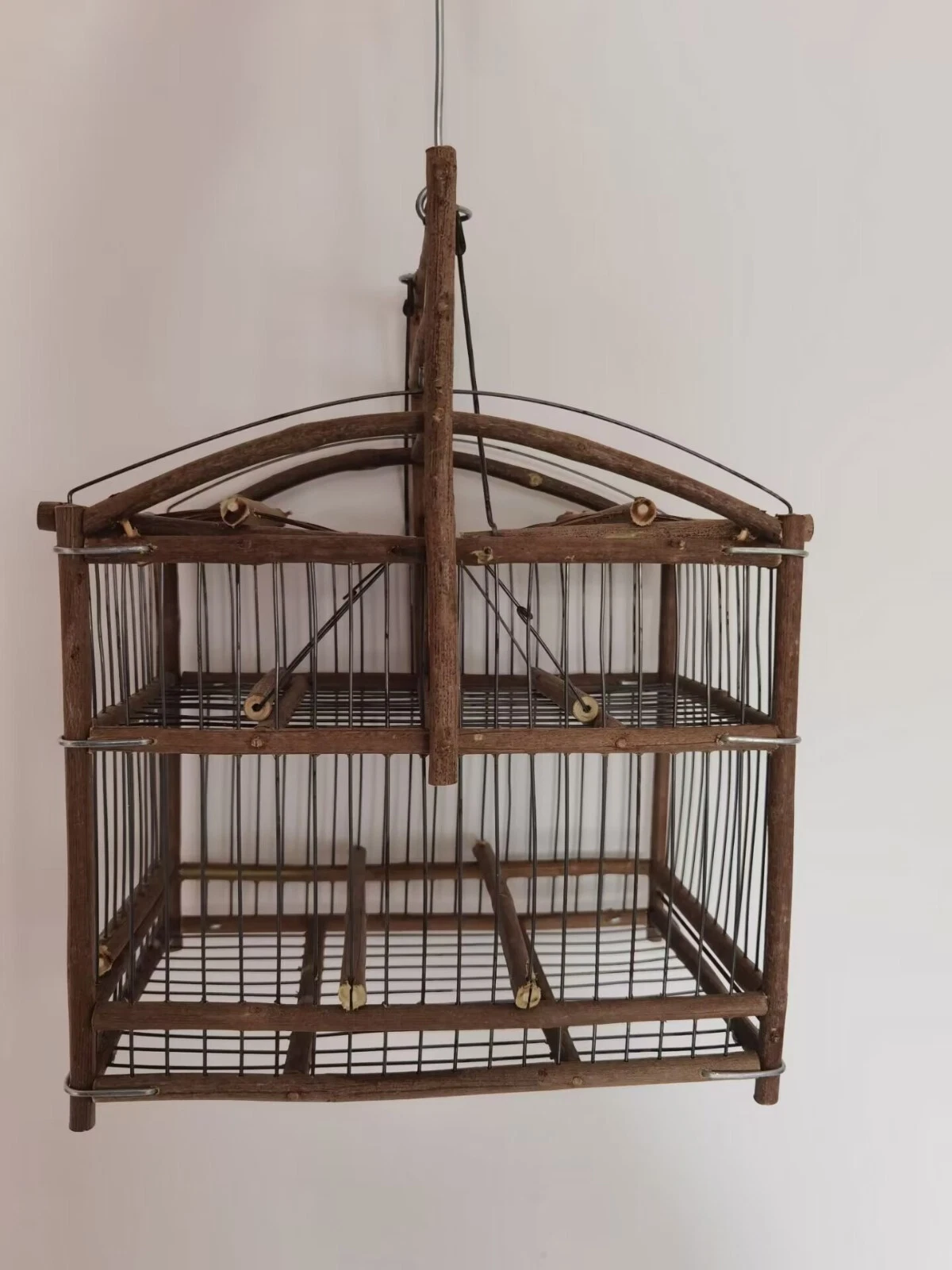 2-Door Birdcage Repeating Trap Cage Hunting Escaped bird cage Birds Catch  6110
Opens in a new windo