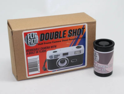 Flic Double Shot Halbformat Halbformat analoge Kleinbildkamera mit Film - tolles Geschenk