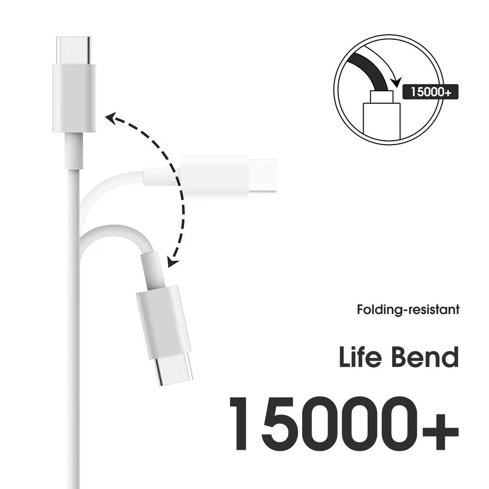 3x USB auf USB C Ladekabel iPhone 15 Pro MAX Samsung Huawei Xiaome Google NEU - Bild 2 von 4