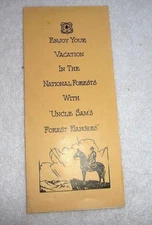 UNCLE SAMS FOREST RANGERS RADIO PROGRAM KIT CARSON NTL FOREST VERA FRANCIS c1950