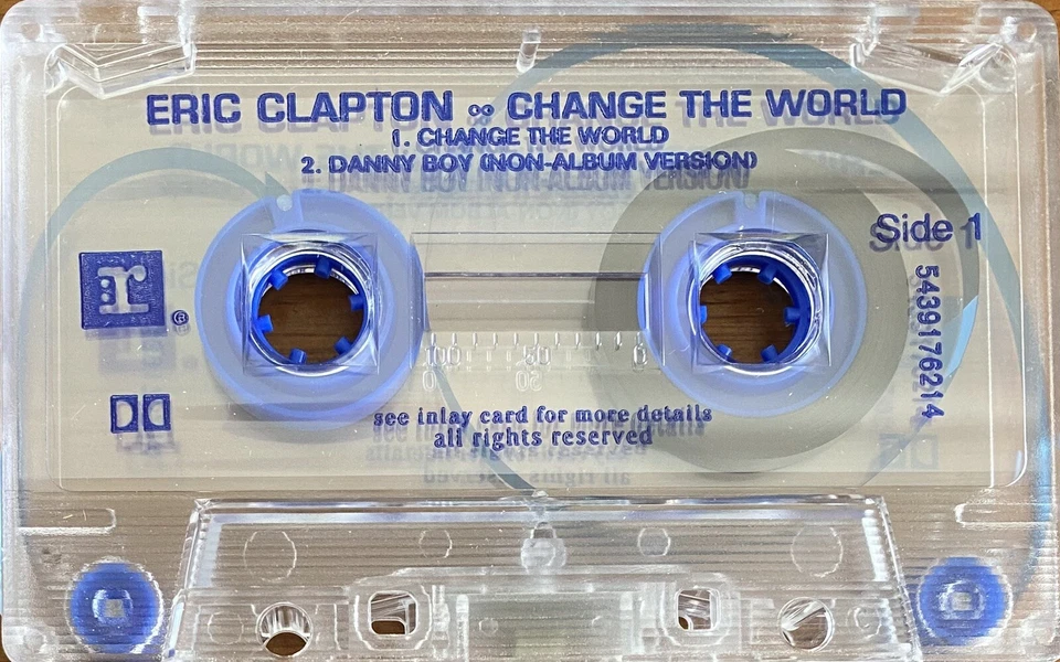 Eric Clapton Change The World Australian Cassette Cassingle - Image 3 of 4