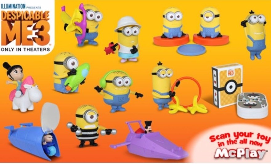 ☆minion様☆リクエスト 3点 まとめ商品 MCDONALDS 2017 DESPICABLE ME 3 (MINIONS) - COMPLETE SET - PRIORITY