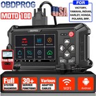 OBDPROG MOTO 100 Motorcycle OBD2 Scanner Full System Diagnostic Tool ECU Coding