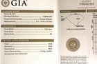 GIA certified 14k 18k white gold 1.07ct European round diamond stud earrings  — photo 9