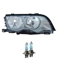 Scheinwerfer Rechts Titan H7/H7 FüR BMW 3Er Touring E46 Inkl. Osram Lampen