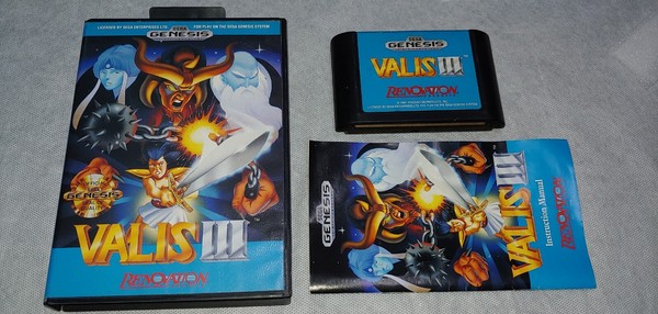 Valis III  Sega Genesis / Megadrive Valis 3 Like New!