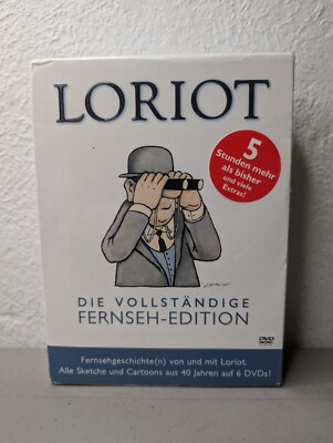 Loriot Die Vollstandige Fernseh-Edition German TV Cartoons 40 Years 6 DVD Loriat