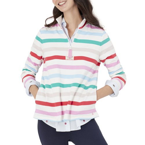 Joules PIP Womens Sweater - Cream Multi Stripe