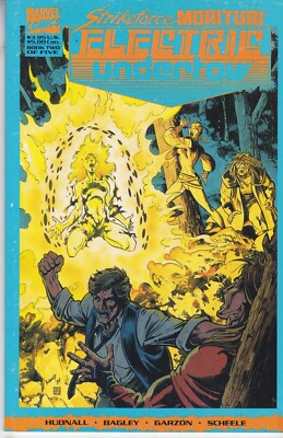 MARVEL COMICS STRIKEFORCE MORITURI ELEKTRISCHER UNDERTOW #2 DEZ 1989 SCHNELLER P&P