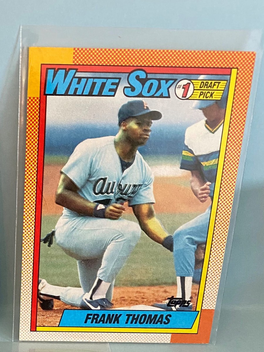 JA2462b 1990 Topps Baseball Frank Thomas #414 RC Chicago White Sox