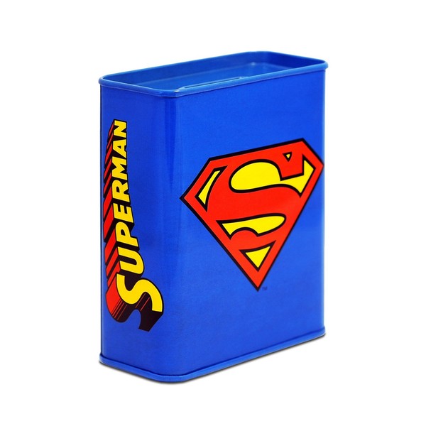 Logoshirt® Dc - Superman Logo - Comic - Metall - Spardose - SparbüChse - Retro-image