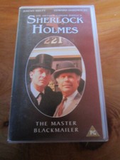 VHS VIDEO TAPE SHERLOCK HOLMES THE MASTER BLACKMAILER ** GREAT ** MUST SEE *