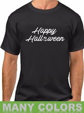 Happy Halloween 3 T Shirt Scary Funny Tee Costume Jack O'Lantern Witch T-Shirt