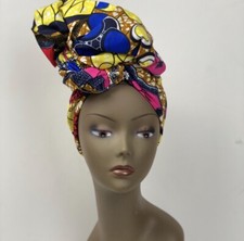 African Print Ankara Multicolor Mixed Print Headwrap