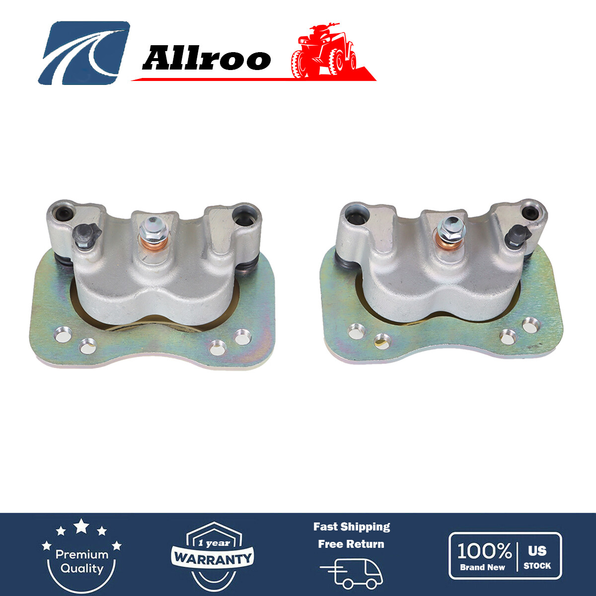 Rear Left Right Brake Calipers For Polaris Ranger Crew 900 2014 Rzr Rs1 1033789