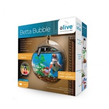 ELIVE 034110 Betta Bubble with Led Light Black, 0.5 gallon